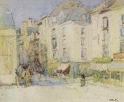 Street scene,Dieppe David Davies